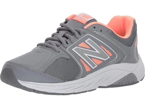New Balance Women's 847v3 Walking Shoe Grey/Pink