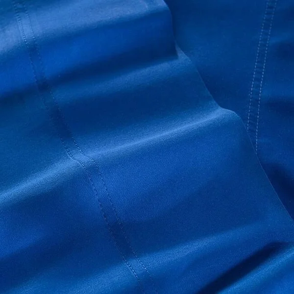 Superior Rayon from Bamboo 300 Thread Count Solid Sheet Set King-Smoke Blue