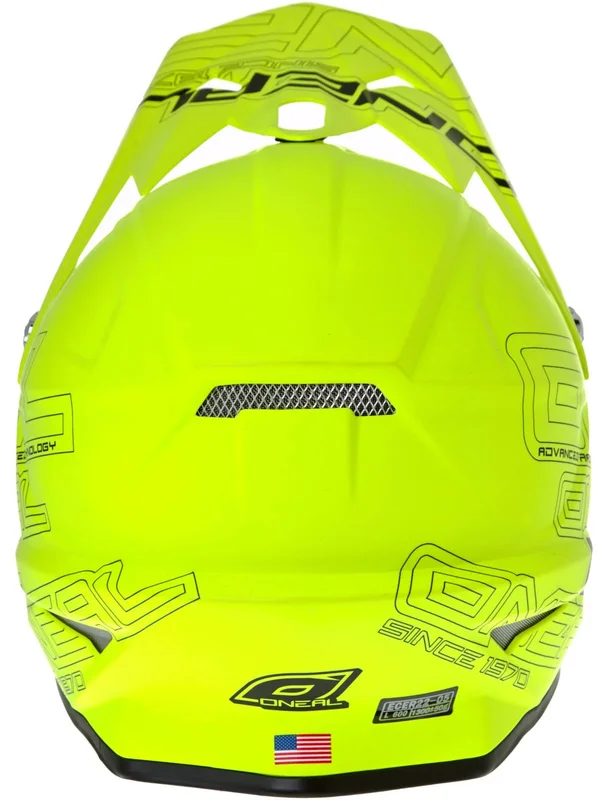 Oneal Neon Yellow 2018 3series Flat MX Helmet