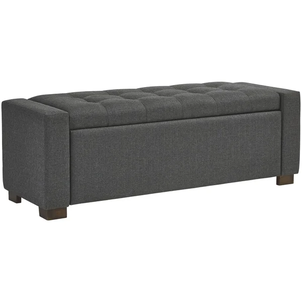 Signature Design by Ashley Cortwell Gray Storage Bench