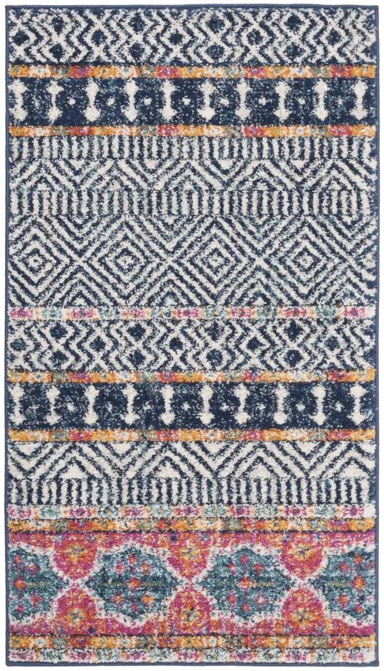 Safavieh Madison MAD797N 6&7x22 x 9&2x22 Navy, Ivory Area Rug