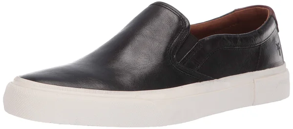 Frye Men's Ludlow Slip-On Sneakers - Black/White
