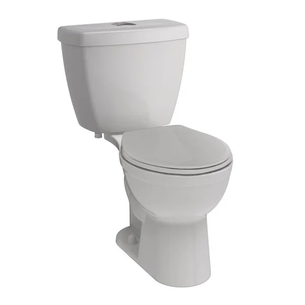Delta Foundations 2-Piece 1.1 GPF/1.6 GPF Dual Flush Round Toilet in White - Seat Included (9-Pack)