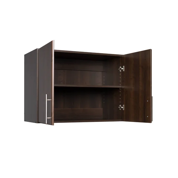 Prepac - Elite 32x22 Stackable Wall Cabinet, Espresso