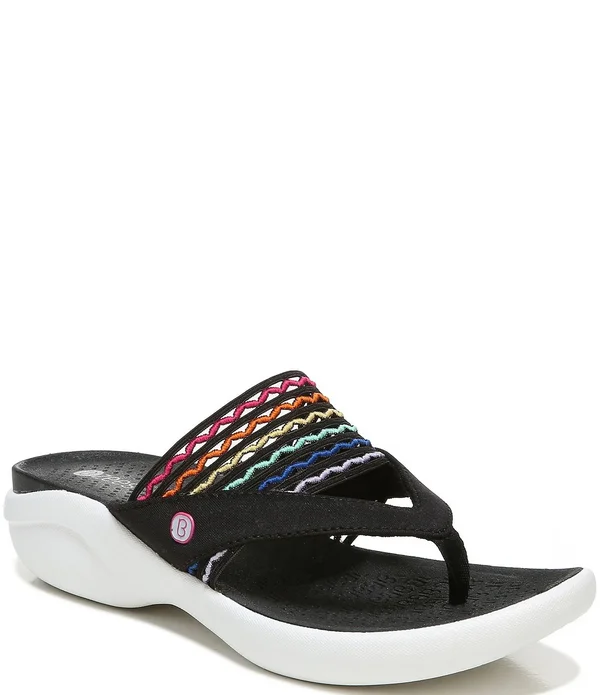Bzees Cabana Women's Washable Sandals - Size: 10, Black