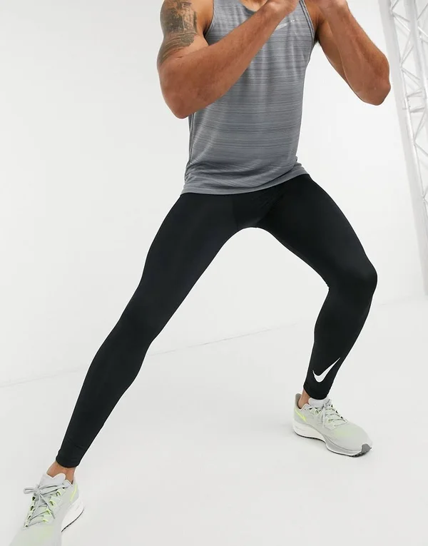 Nike Men's Pro Warm Tights, XXL, Black
