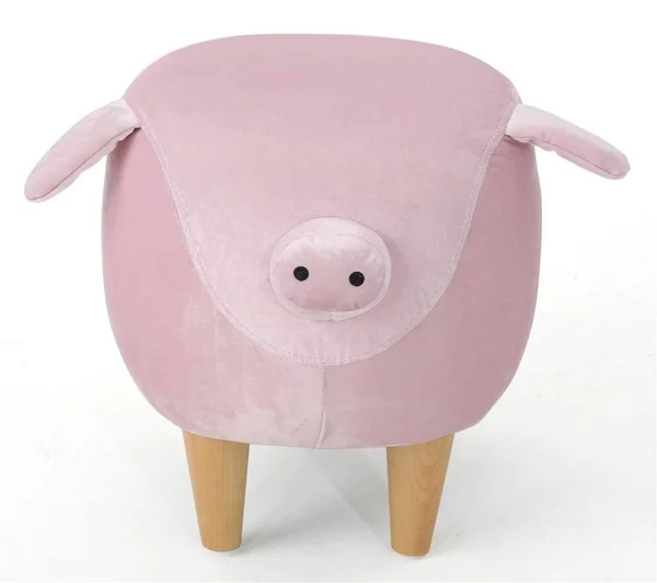 Christopher Knight Home Burton Velvet Pig Ottoman, Pink