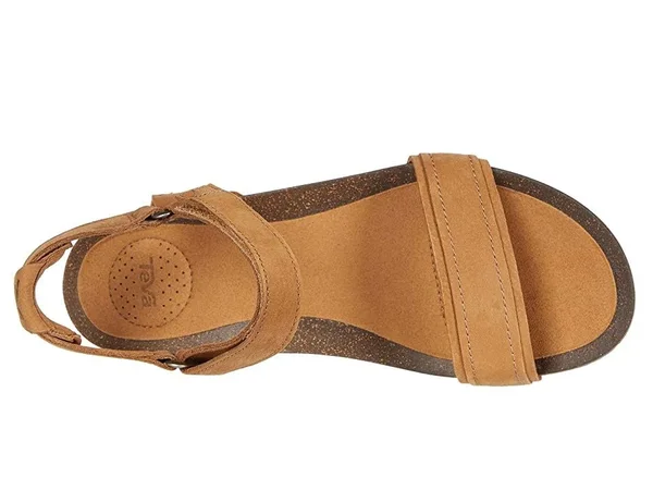 Teva Women's Mahonia Stitch Sandal Chipmunk 7.5