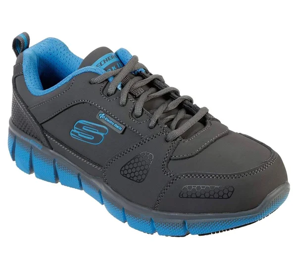 Skechers Men's Work: Telfin - Thordd ESD Work Shoes Gray - Size 10.5