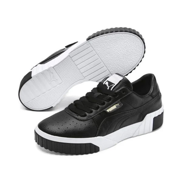 Puma Cali Women's Sneakers, White/Rosewater, 7.5