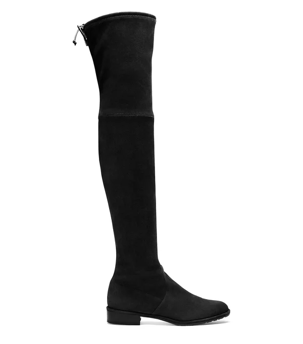 Women's Stuart Weitzman Lowland Over-The-Knee Boot, Size: 7, Black