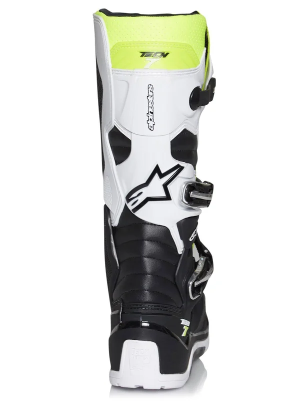 Alpinestars Tech 7 Enduro Boots - Black/White/Yellow - 9
