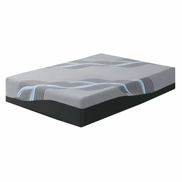 Wallace & Bay Cielo 14 in. Cooling Gel Memory Foam Mattress, Size: Full, Gray