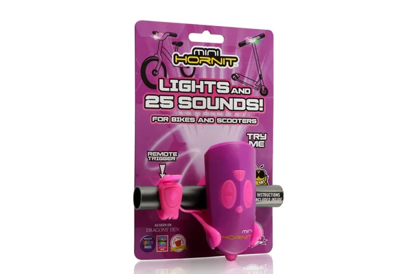 Mini Hornit Pink and Purple Horn