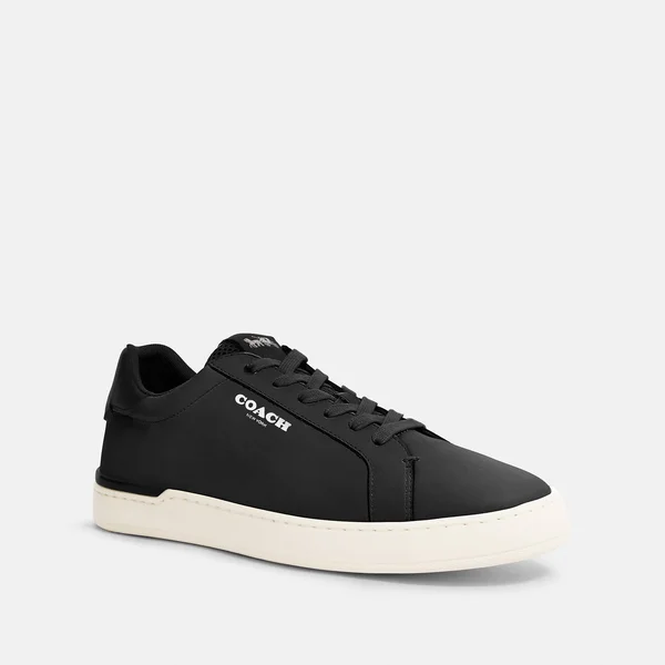 Coach Men's Clip Low Top Sneaker - Black - Size: 11.5