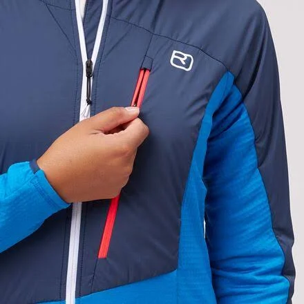 Ortovox Westalpen Swisswool Hybrid Jacket - Women's Safety Blue - M