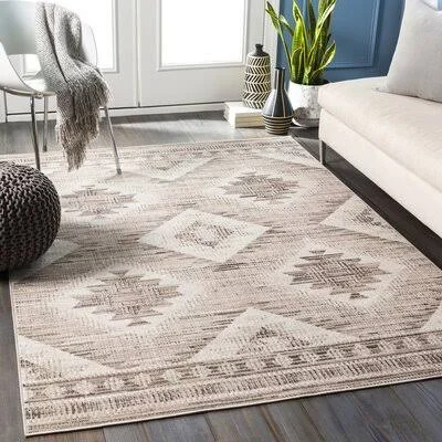 Hiller Distressed Southwestern Tan/Black Area Rug Union Rustic Rug Size: Rectangle 5&3x22 x 7&7x22