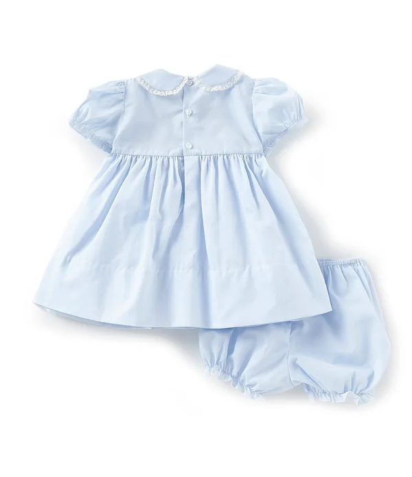 Feltman Brothers Baby Girls 3-9 Months Flower Embroidered Bolero Dress - 3 Months