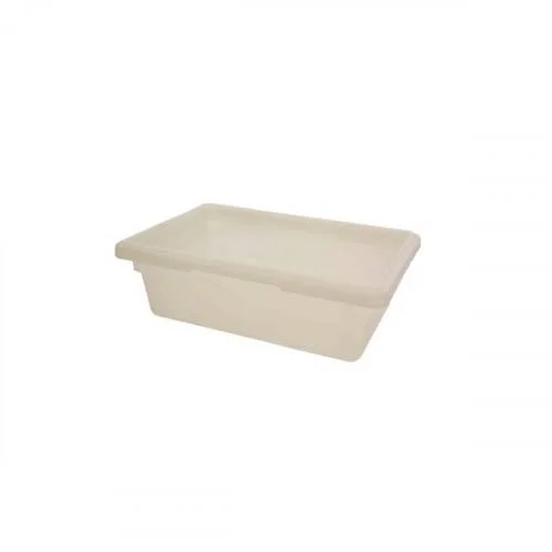 12 inch x 18 inch x 6 inch, 3 gal. Food Storage Box, PP, White, Pack of 2, Size: 12 x 18 x 6