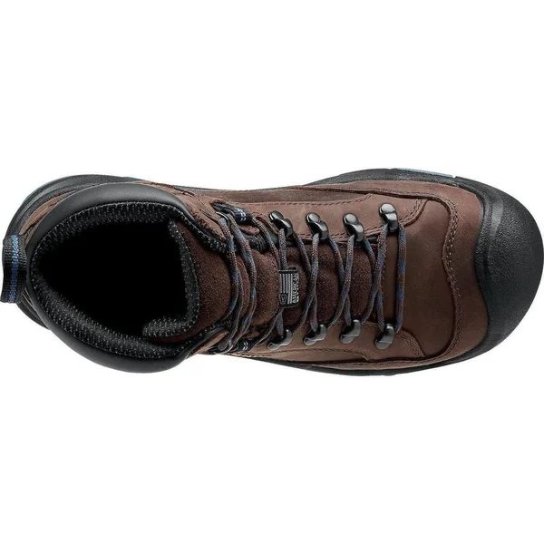 Keen Men's Waterproof Steel Toe Boots Braddock Al Mid - 12, Bison/Ensign Blue
