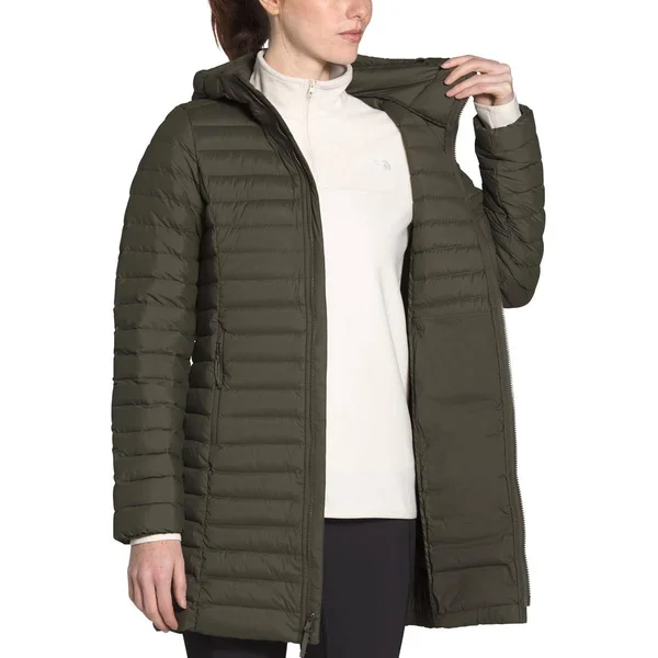 The North Face Stretch Down Parka - Women's New Taupe Green, S