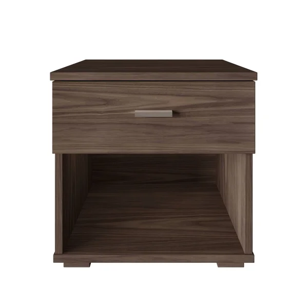 Noah Single Drawer Nightstand Walnut - Eco Dream