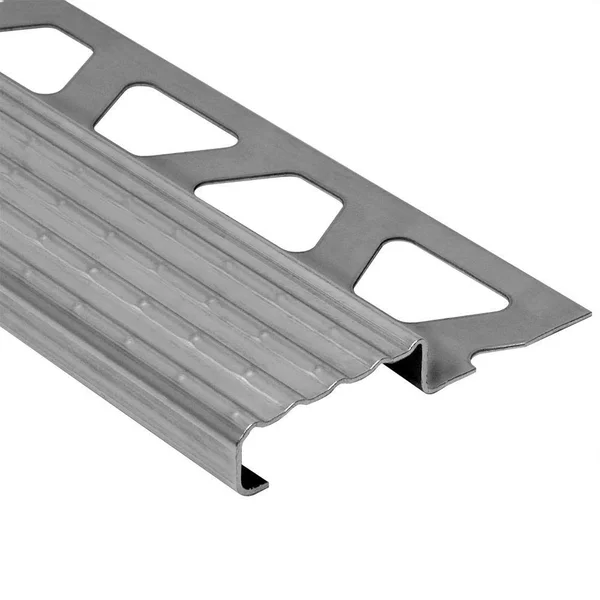 Schluter TREP-E Anti-Slip Stainless Steel Stair Nosing Profiles