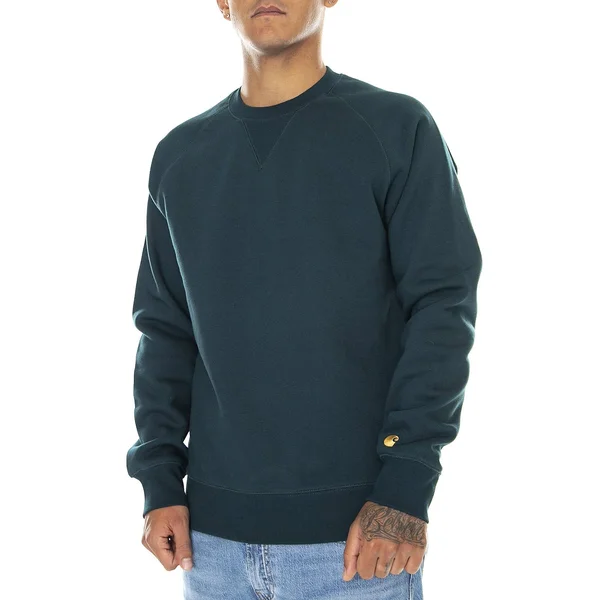 Carhartt WIP Chase Sweatshirt - Frasier, Gold - XL - Men