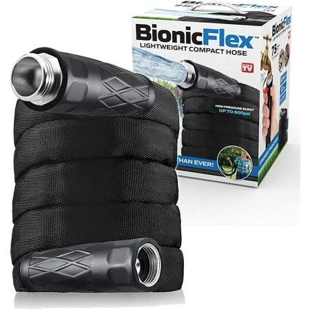 Bionic Flex 75 Garden Hose, Ultra Durable & Lightweight Weatherproof Garden Water Hose, 500 PSI Crush Resistant EZ Connect M