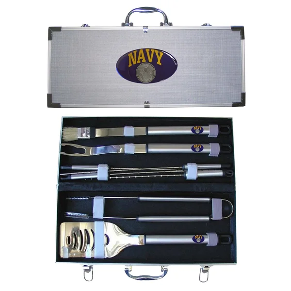 Marines Retired 8 PC BBQ Set w/Case