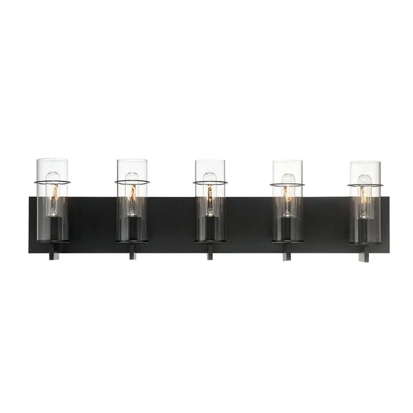 Eurofase Pista Black 5-Light Vanity Light