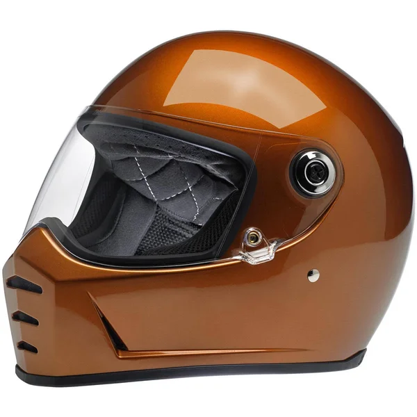 Biltwell Lane Splitter Safe-T Yellow Helmet