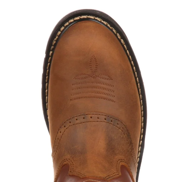 Rocky FQ0002775 Original Ride Branson Saddle Roper Western Boot - Brown