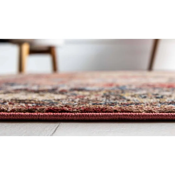 Unique Loom Larissa Utopia Area Rug - 5& x 8& Terracotta