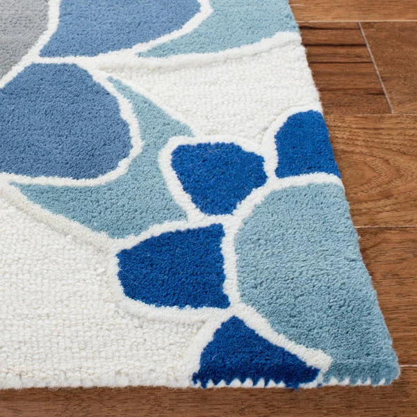 8& x 10& Rectangular Area Rug, White, Safavieh