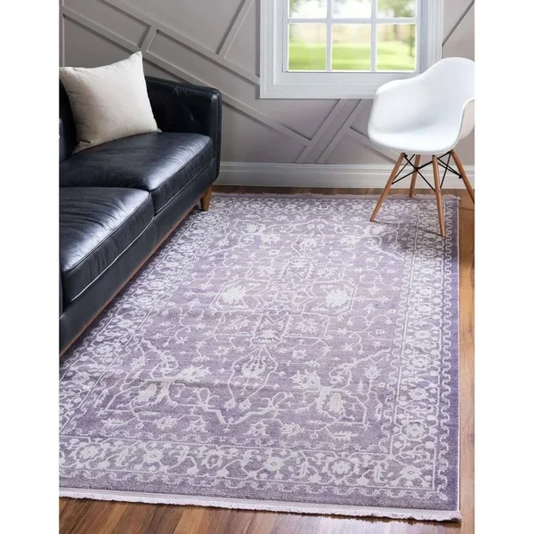 Unique Loom Olympia New Classical Area Rug - 9& x 12& Terracotta