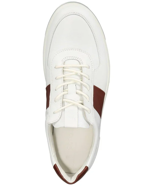 Ecco Men's Soft 8 Sneaker - White - Rust