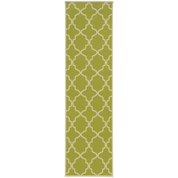 Oriental Weavers Riviera 4770M Green Area Rug 7&10x22 x 10&10x22