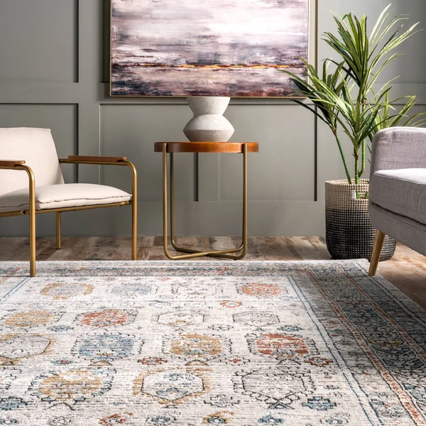 nuLOOM Jovi Transitional Tribal Print Area Rug - 6& 7x22 x 9& - Beige