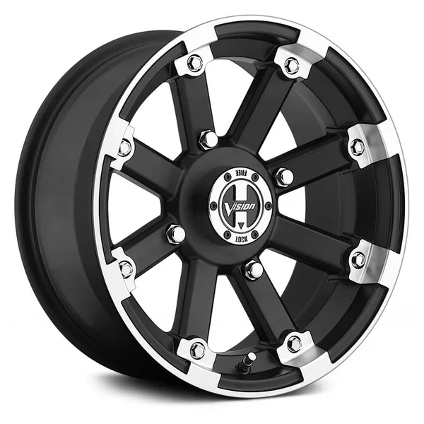 Vision Wheels 12 inch Black Rim 393 Lockout