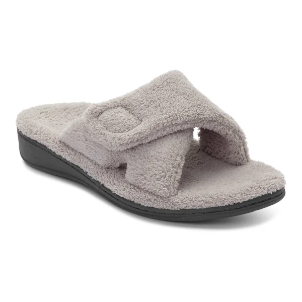 Vionic Women's Relax Slippers - Light Grey 6
