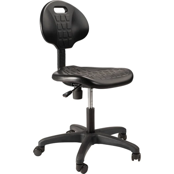 National Public Seating Polyurethane Task Chair - Black
