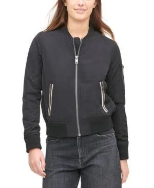Levi&s Women's Zip-Detail Bomber Jacket - White - Size M