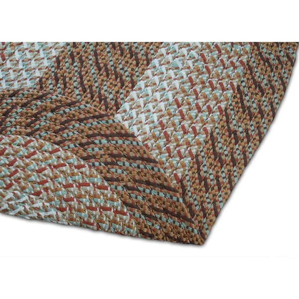 Better Trends SS-3PCB35BU 3 x 5 ft. Reversible Country Braid Rug Set - Burgundy Solid- 3 Piece