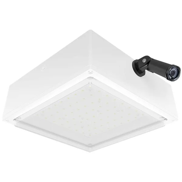 RAB VANLED 75W 4000K Drop Frosted Lens 120V Swivel Photocell White (VANLED75NFRW/PCS)