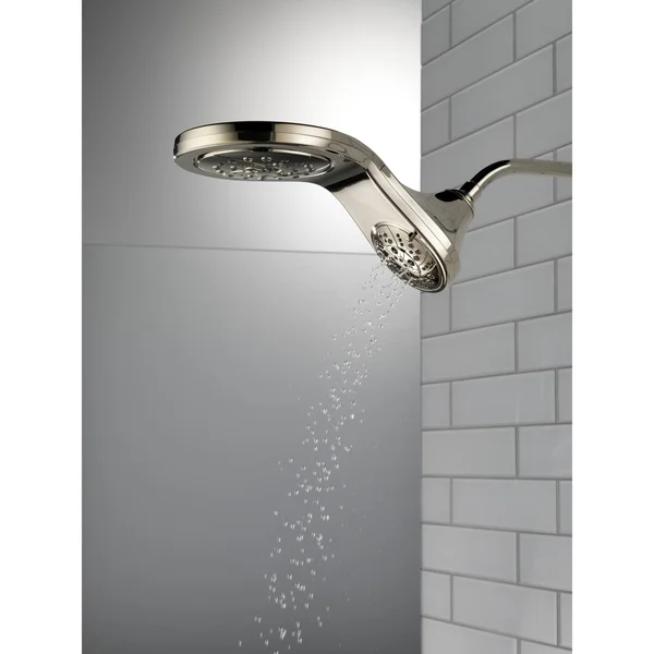Delta 58581-PN-PK HydroRain H2Okinetic 2-in-1 Shower Polished Nickel