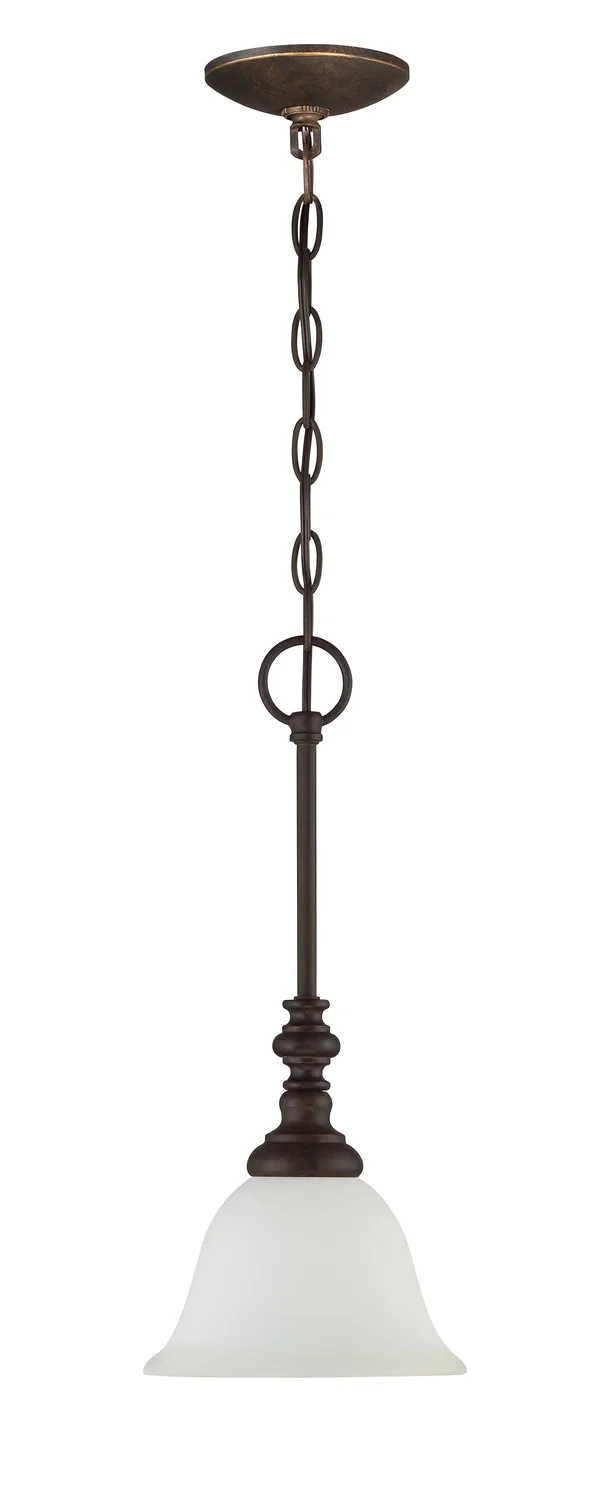 Craftmade Barrett Place 1 Light Mini Pendant - Mocha Bronze - 24221-MB-WG