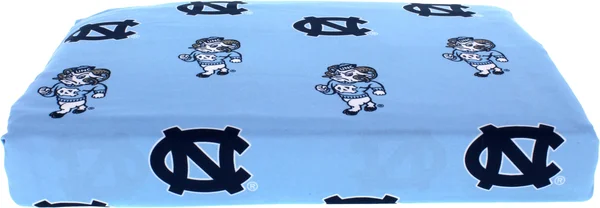 College Covers North Carolina Tar Heels Sheet Set King - White