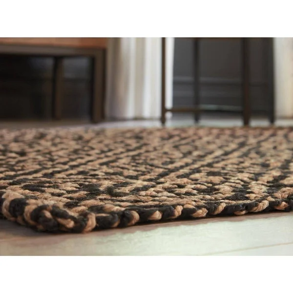 Broox - Natural/Black - Large Rug