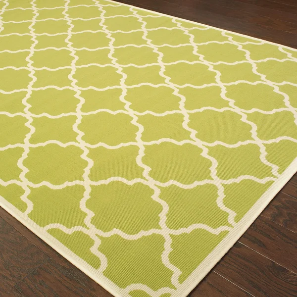 Oriental Weavers Riviera 4770M Green Area Rug 7&10x22 x 10&10x22